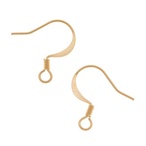 22k Gold Plated Fish Hook Earring Hooks 50 Free Shipping On 22k Gold Plated Fish Hook Earring Hooks 50