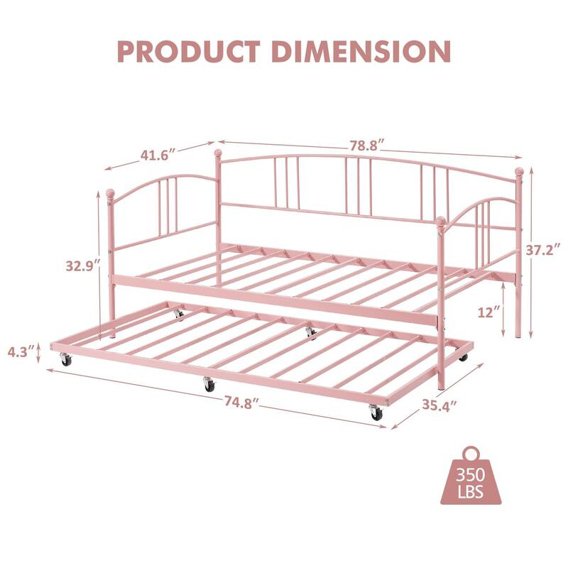 Twin Daybed with Trundle
