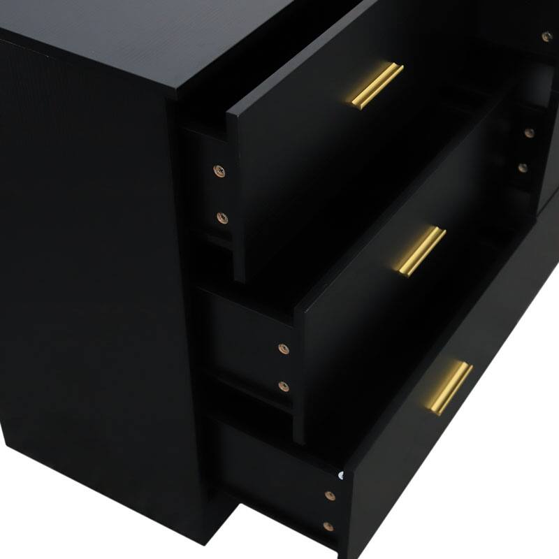 Modern 6-Drawer Dresser for Bedroom - Ample Storage Wide Chest of Drawers,Sturdy & Safe