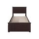 preview thumbnail 4 of 9, Nantucket Twin XL Platform Bed with Matching Footboard with 2 Drawers in Espresso