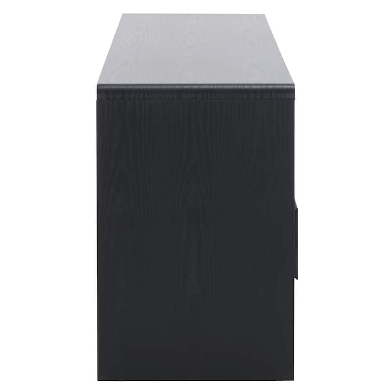 SAFAVIEH Arsenio 2-Drawer 2-Shelf Entertainment Media Stand for TVs up to 65" - 61"W x 16"D x 24"H