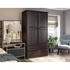 preview thumbnail 15 of 20, Palace Imports 100% Solid Wood Optional Shelf for 4-Door Wardrobe Armoires