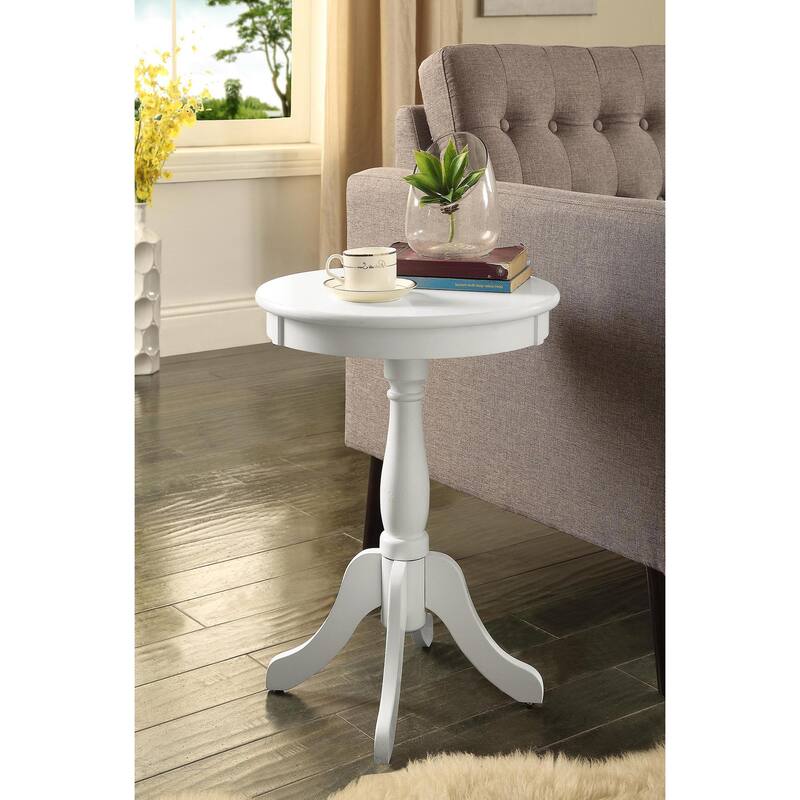 Ophelia Side Table with Turned Pedestal