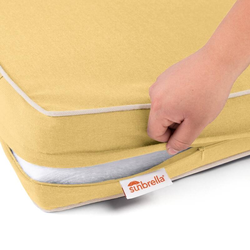 Sunbrella Contrast Corded Deep Seat Cushion by Austin Horn Classics