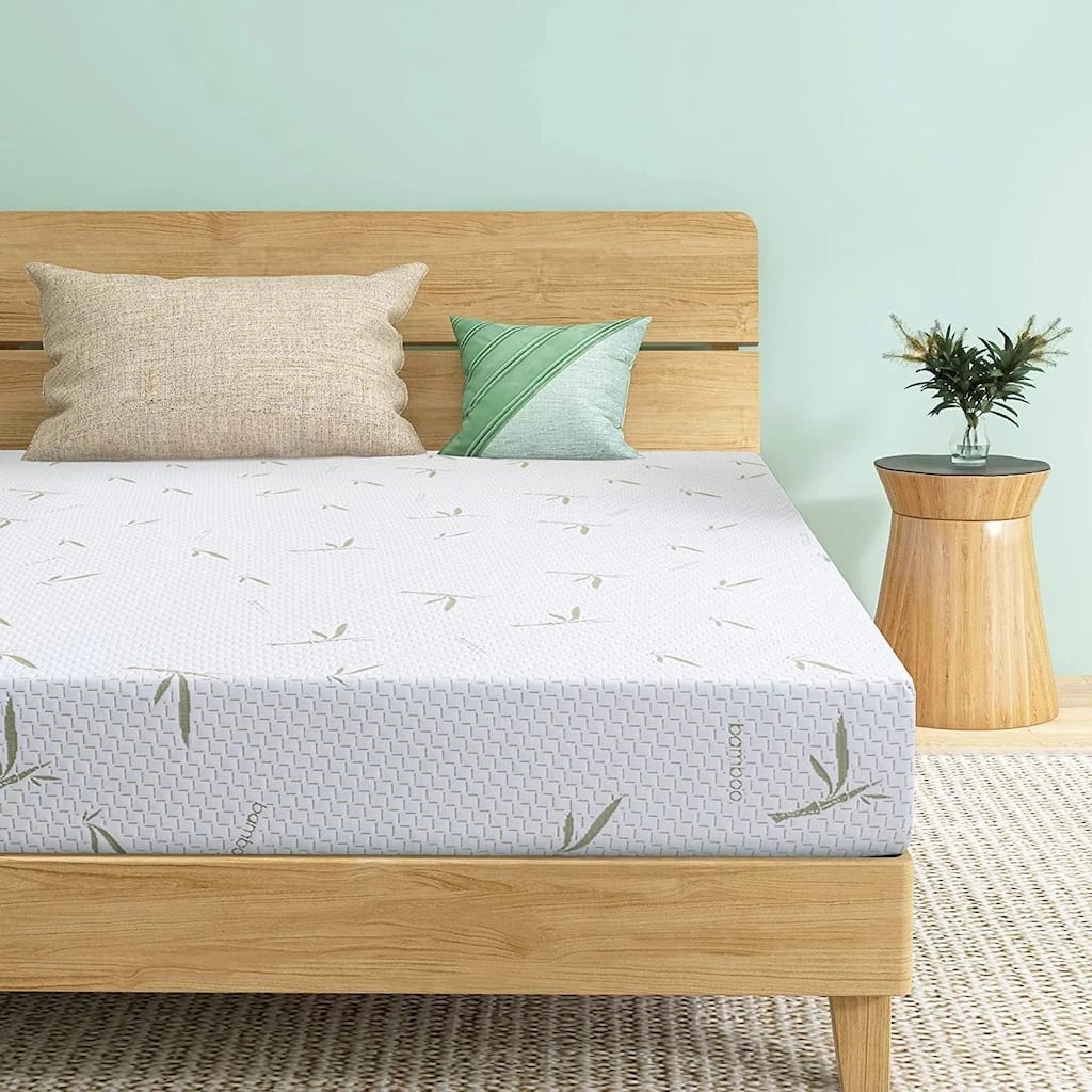 Mattress in a Box, 6 inch Cooling Gel Green Tea Memory Foam Mattresses, Medium Firm Bed Mattress