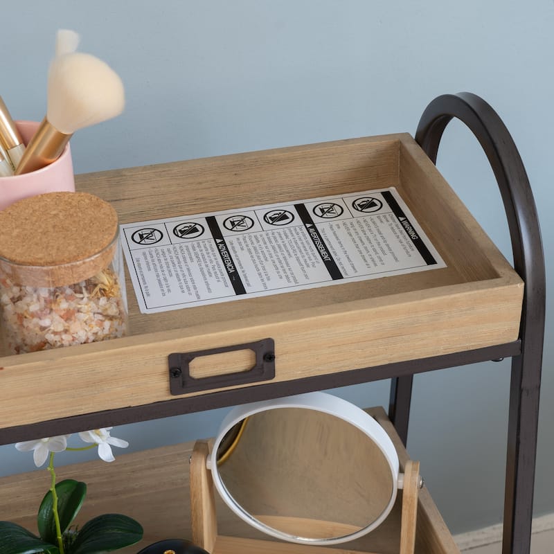 Linon Three Tiered Bath Stand