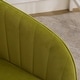 preview thumbnail 39 of 81, Adjustable Velvet Office Chair with Wheels, Ergonomic Swivel Study Desk Chair, Upholstered Task Chair with Backrest Seat - N/A