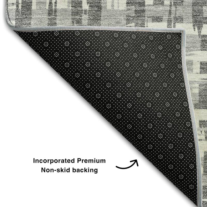 Premium Washable Super Soft Abstract Weave Mayfield Rug