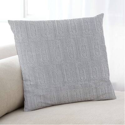Ahgly Company Mid-Century Modern Grey Throw Pillow
