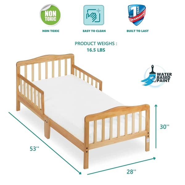 Dream On Me, Classic Design Toddler Bed