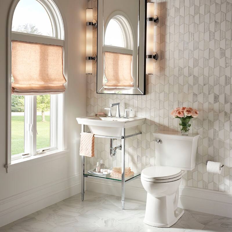 DXV Wyatt Metal Pedestal Console