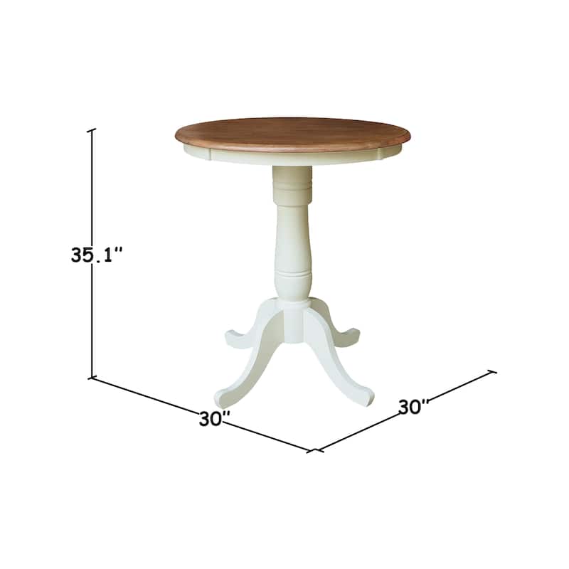 International Concepts 30-inch Round Pedestal Table