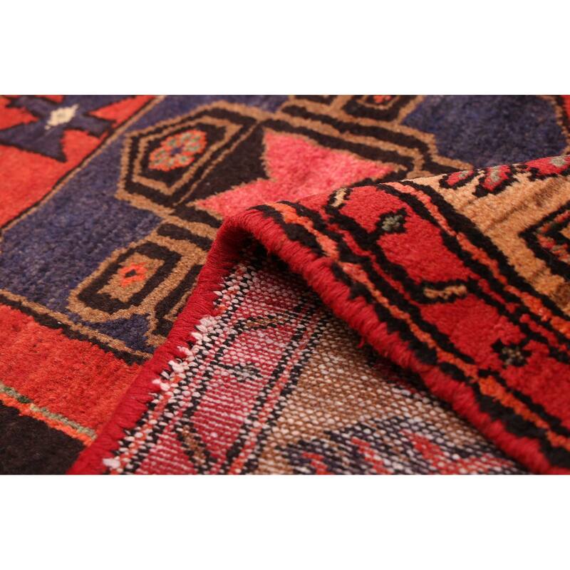 ECARPETGALLERY Hand-knotted Konya Anatolian Black, Red Wool Rug - 4'1 x 7'9