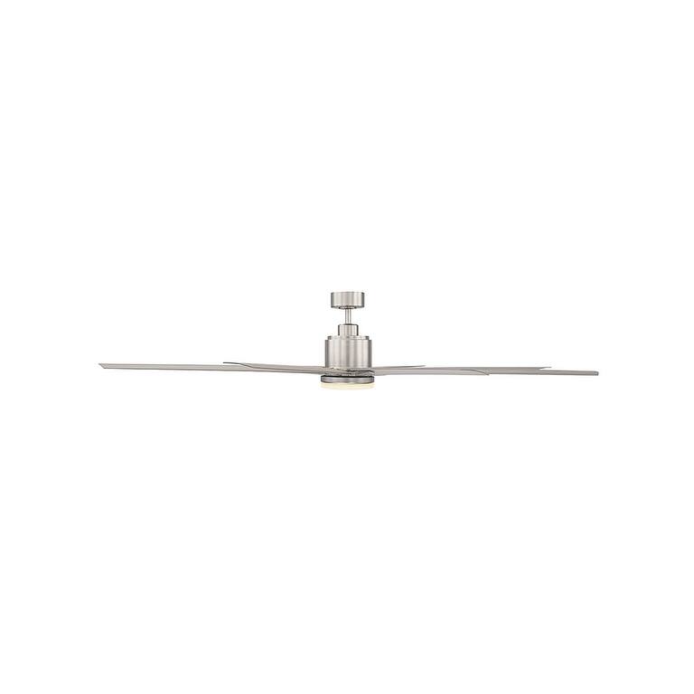 Bellevue SH2025 Single Light 8 Blade Integrated LED Hanging Indoor / - Brushed Nickel