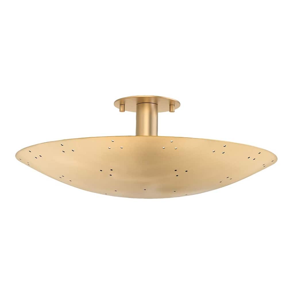 Hudson Valley Lighting 8718 Bern 3 Light 18" Wide Semi-Flush Bowl
