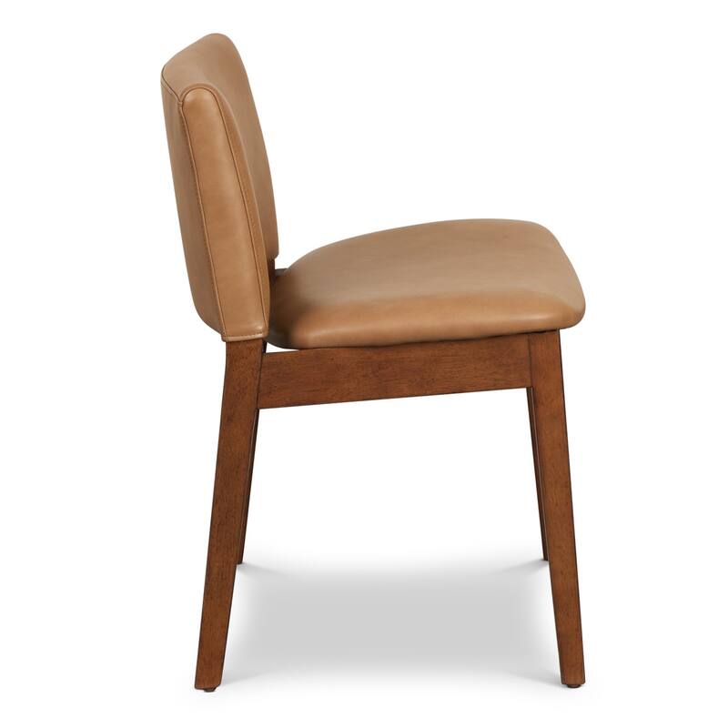 Oliva Full-Grain Italian Leather Dining Chair