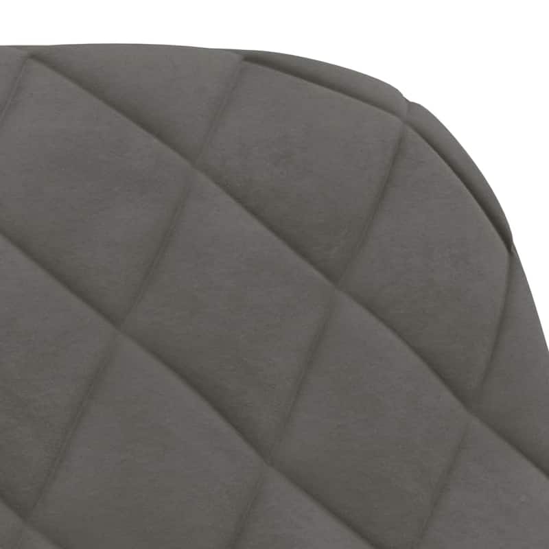 vidaXL Swivel Dining Chairs 2 Pcs Modern Accent Upholstered Side Chair Velvet - 20.3" x 23.2" x 32.9"