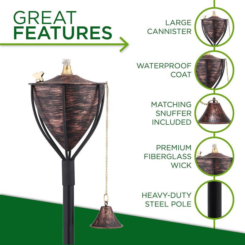 Amsterdam Tiki Torch