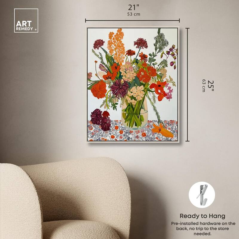 Abundant Blossom Canvas by Art Remedy