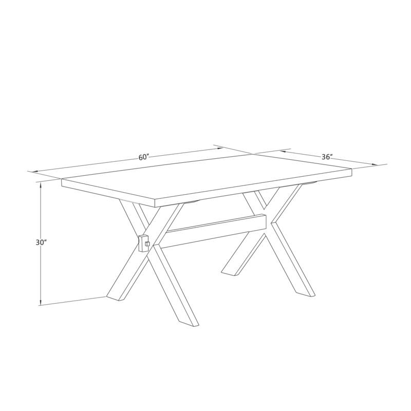 East West Furniture dining room set - a kitchen table & Stackable dining chairs - Wire-brushed Black (Pieces & Seat Options)
