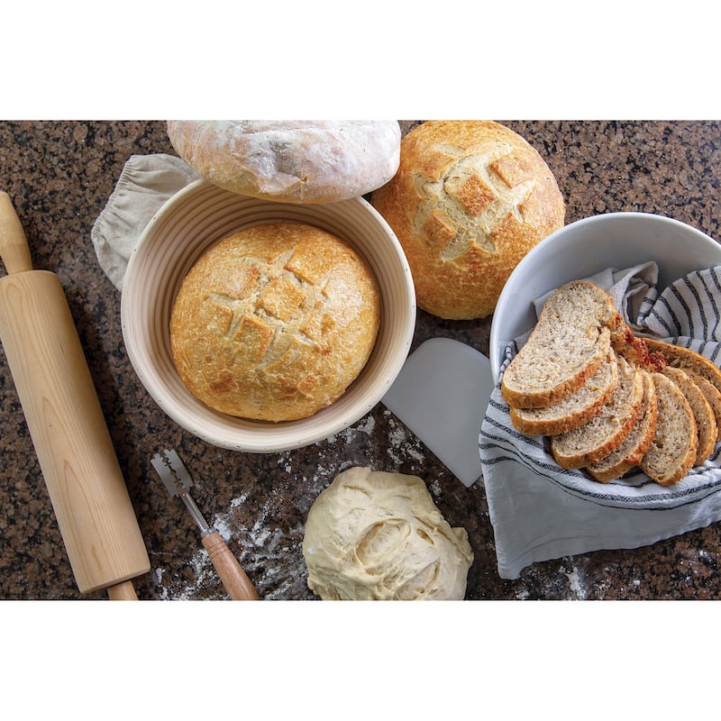 Mrs. Anderson's Baking Brotform Bread-Proofing Basket, Round