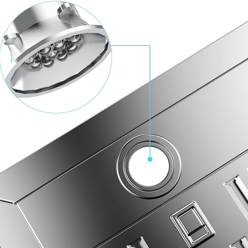 IKTCH 30/36 inch Wall Mount Range Hood Modern Design, Powerful