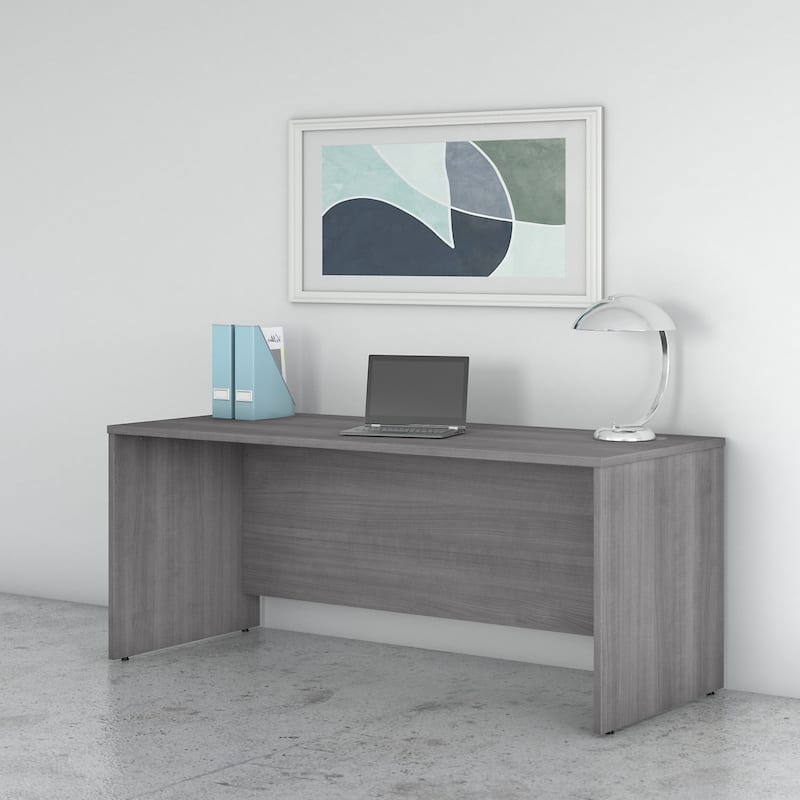 Studio C 72W x 30D Office Desk by Bush Business Furniture - Platinum Gray