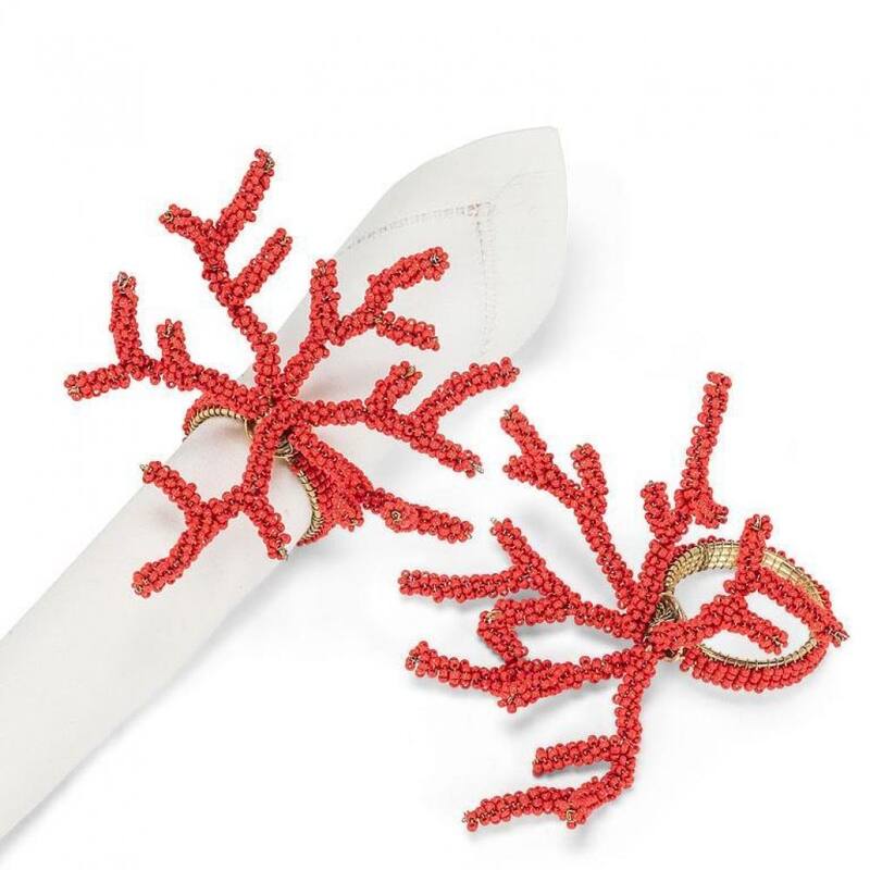Coral Shaped Napkin Ring
