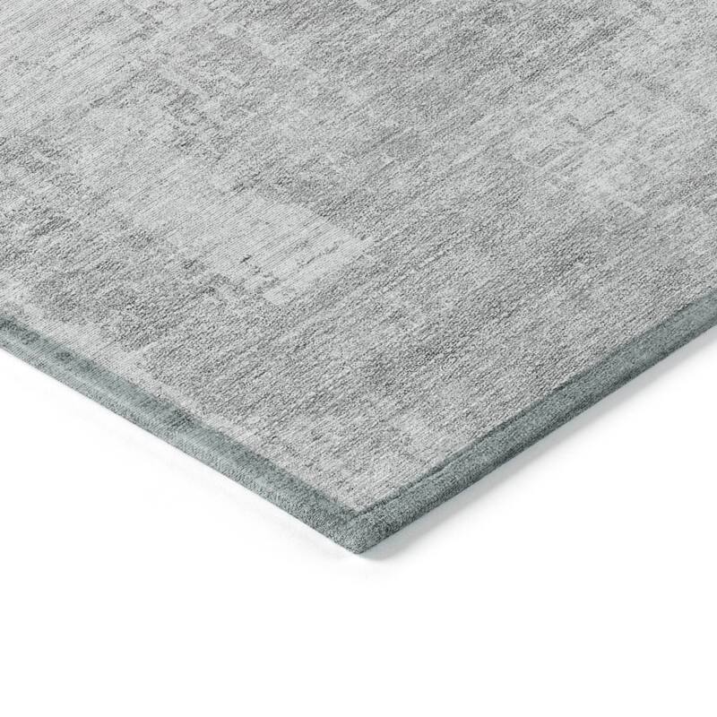 Machine Washable Indoor/ Outdoor Chantille Abstract Ombre Rug