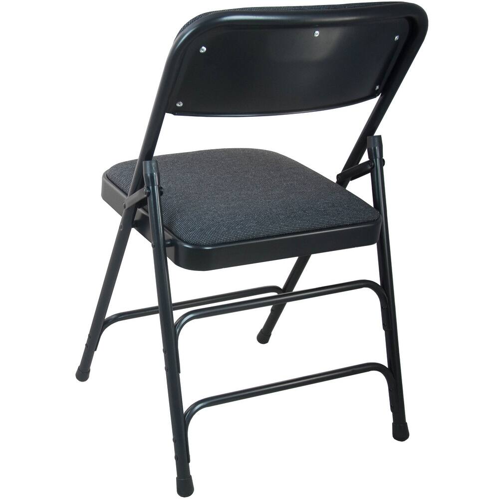 2-pack Advantage Padded Metal Folding Chair - Fabric Seat