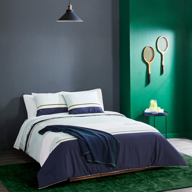 Lacoste Valleyfield 3-Piece Reversible Cotton Comforter Set