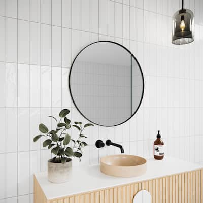 One Door Steel Frame Round Shape Medicine Cabinet