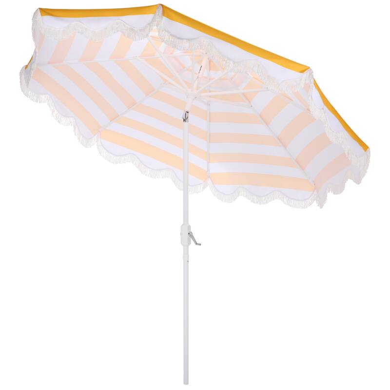 SAFAVIEH Outdoor Living Lucerna 9ft Crank Umbrella
