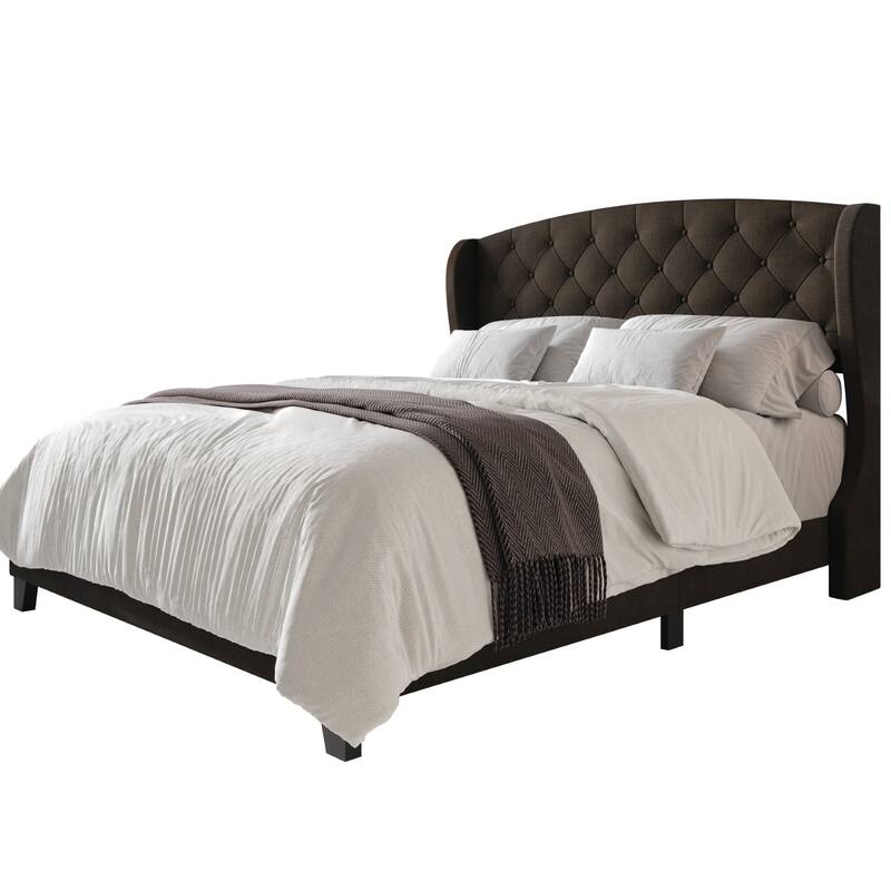 Clayfell Hartford Tufted Upholstered Panel Bed