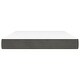 preview thumbnail 25 of 46, vidaXL Pocket Spring Bed Mattress Light Gray/Dark Gray multi size Velvet