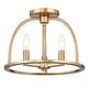 preview thumbnail 2 of 2, Abbott 3 Light Vibrant Gold Ceiling Mount - 13.75'' W x 10'' H - 13.75'' W x 10'' H