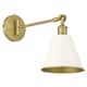 Option Studio White / Aged Brass
