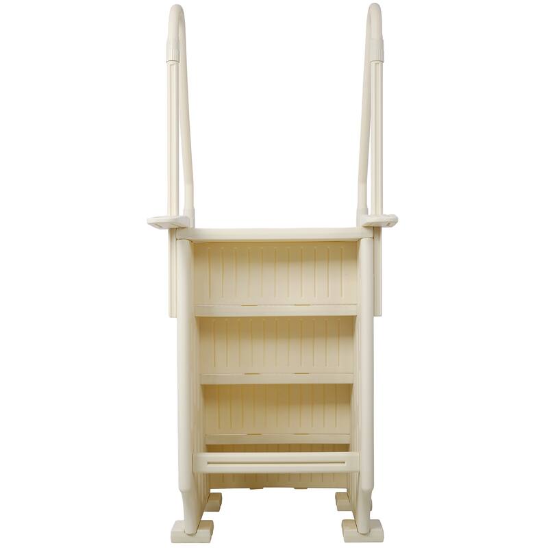 Heavy Duty Pool Ladder, 4-Step Safety with Handrails, 400lb Capacity