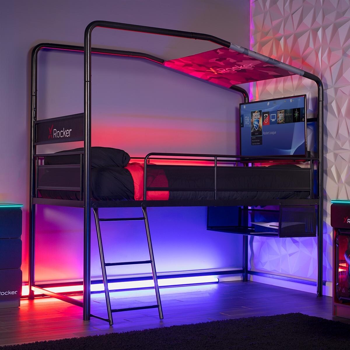 Bunk bed with tv discount