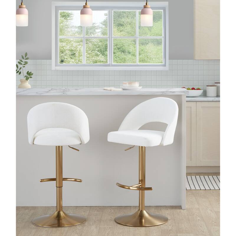 Renee Adjustable Barstool - Set of 2