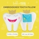 preview thumbnail 3 of 6, Tooth Fairy Pillow for Boys & Girls Gifts Kit, Includes Pillow with Pocket, Notepad & Keepsake Photo Pouch - Multi