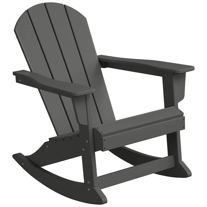 Polytrends Laguna Hdpe All Weather Outdoor Patio Rocking Chair