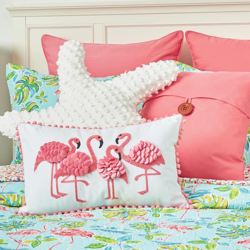 Flamingo Garden Tropical Theme Mini Quilt Set