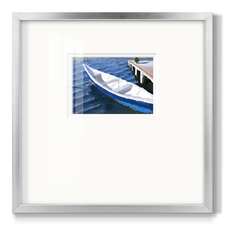 Colorful Rowboat IVPremium Framed Print