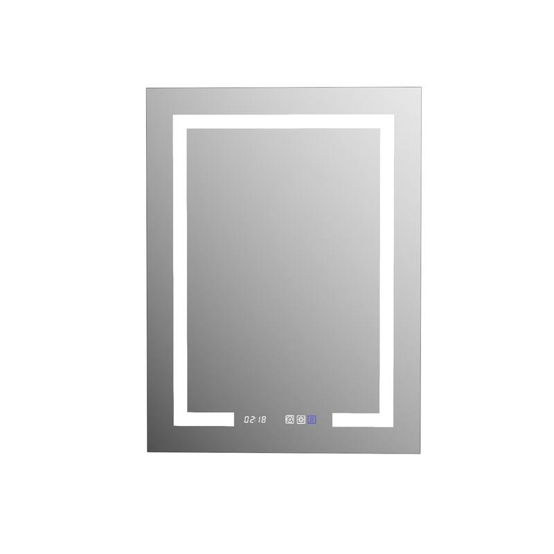 Modland 20"-24"W x 32"H LED Medicine Cabinet Mirror for Bathroom with Recessed & Surface Mount Anti-Fog