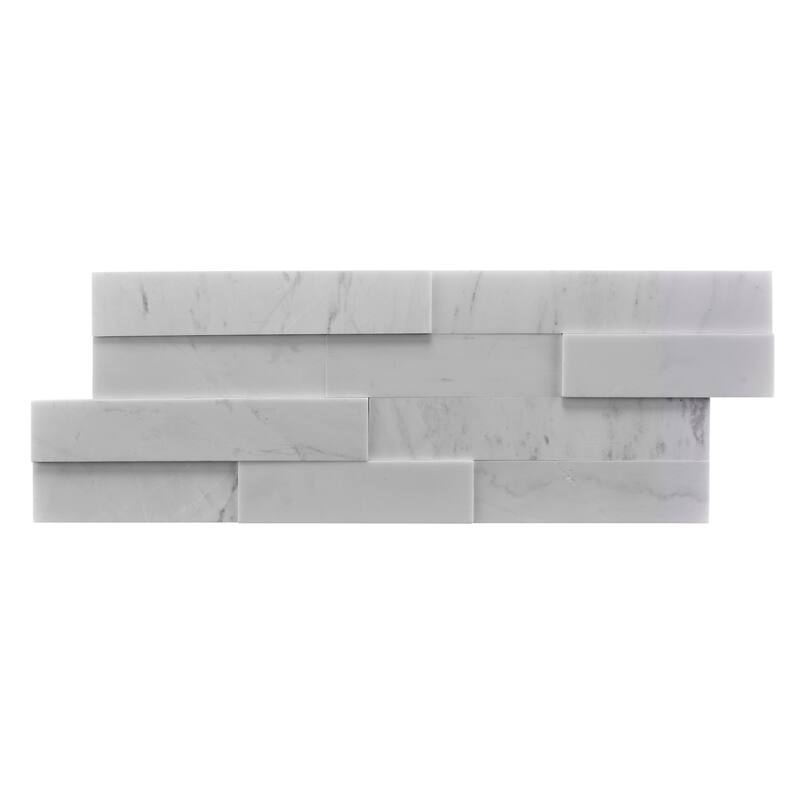 Cruz Bay Studio MKT22817 Cliffside - 8" x 22" Brick Wall Tile - Honed