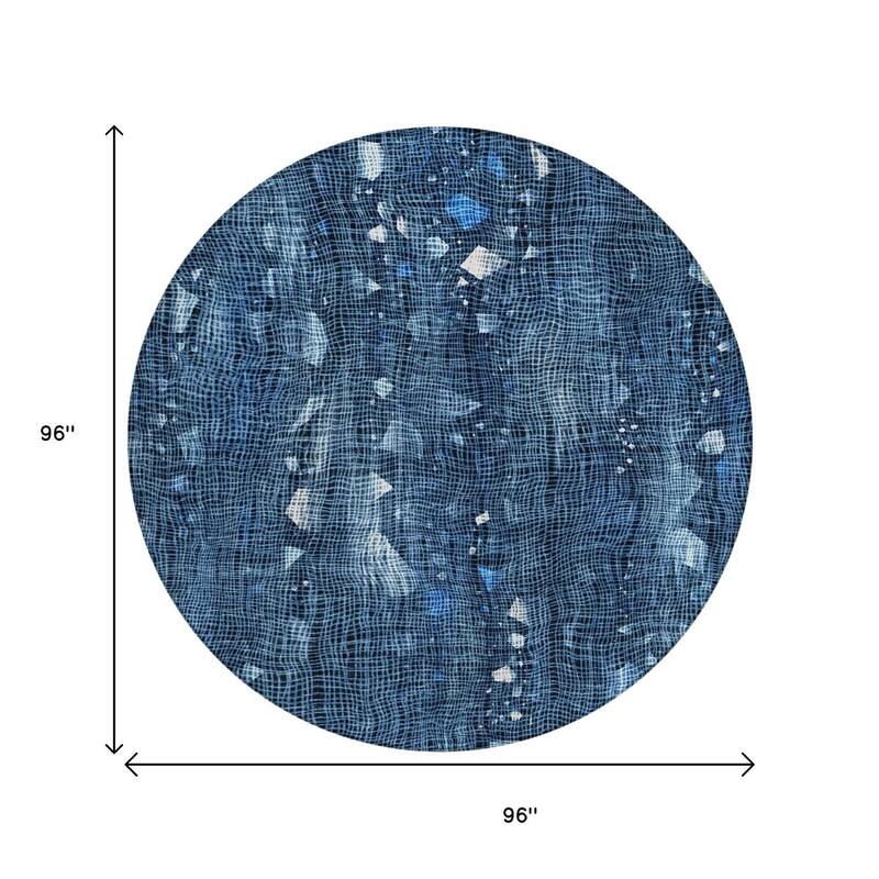 HomeRoots Abstract Transitional Rectangle Outdoor Rug