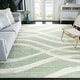 preview thumbnail 1 of 171, SAFAVIEH Adirondack Lelia Modern Abstract Distressed Rug 11' Square - Sage/Cream - Square