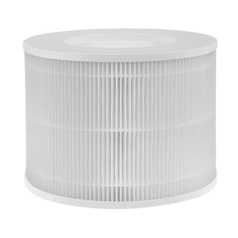 Air Purifier Replacement Filter 3-in-1 H13 True HEPA for Dust Smoke - White