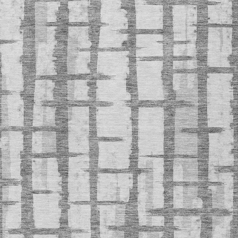 HomeRoots Striped Transitional Rectangle Outdoor Rug